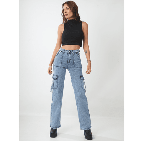 JY2410-2 CARGO RECTO CELESTE