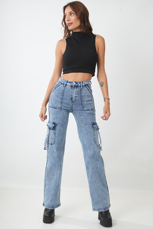 JY2410-2 CARGO RECTO CELESTE