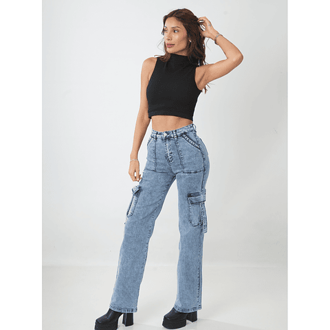 JY2410-2 CARGO RECTO CELESTE