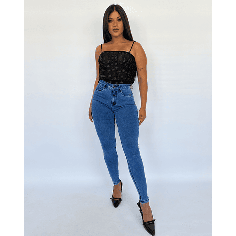 JEANS SKINNY CELESTE NACIONAL JF2510-SC