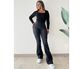 JEANS FLARE GRIS FOCALIZADO NACIONAL JF2602-FG