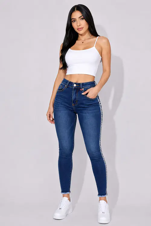 SKINNY AZUL SIN BASTA  JY2107-5CF