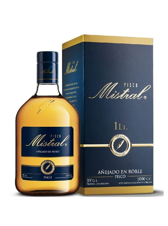 Pisco Mistral Añejado 1 Litro 35º