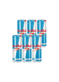 6x Bebida Energética Red Bull Sugar Free 250cc