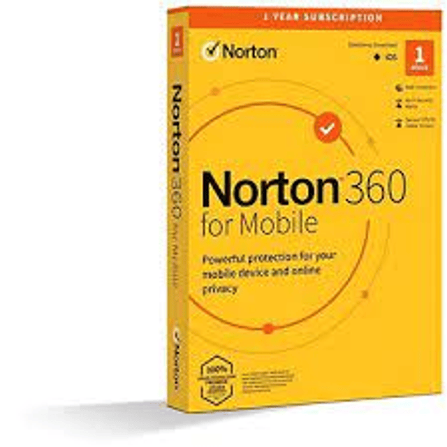 Software Norton Antivirus 360 Mobile 1 PC 12 Meses