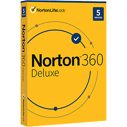 SOFTWARE NORTON ANTIVIRUS DELUXE 360 50GB PO 1, USER 5 DISPOSITIVOS,  VPN 12M