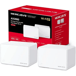 Mercusys Halo H80X Pacote com 2 Mesh Wifi System AX3000 WiFi 6 Dual Band Gigabit