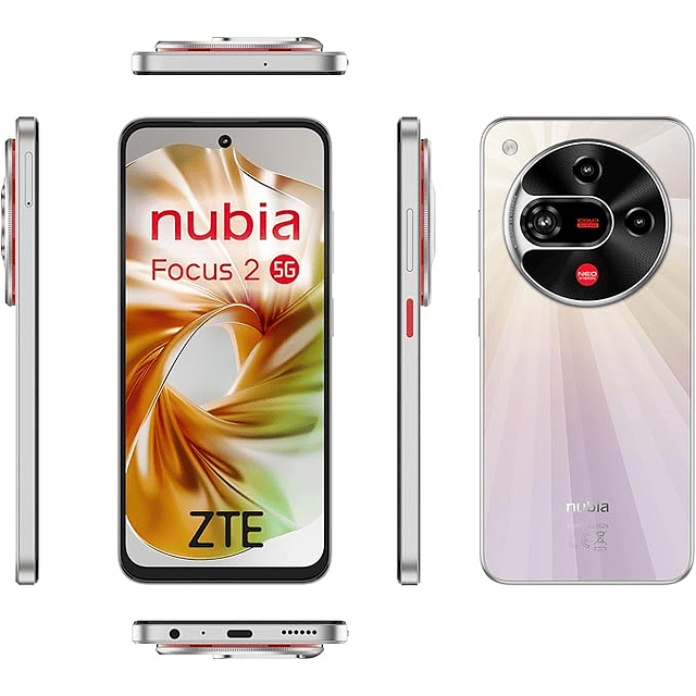 Smartphone ZTE Nubia Focus 2 5G | 8 GB | 256 GB | Dual SIM | (Branco) 