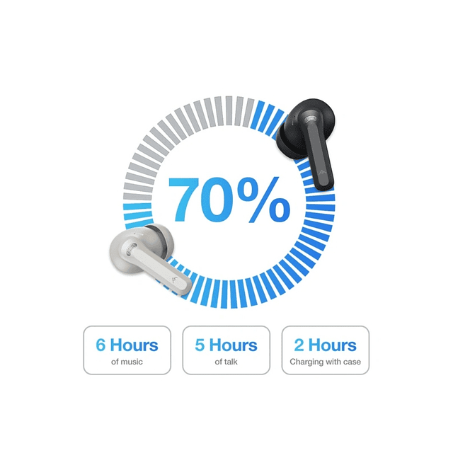 Auriculares Bluetooth Agm Buds 9 (Bege)