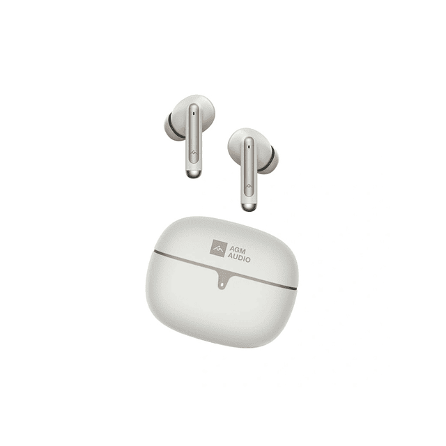 Auriculares Bluetooth Agm Buds 5 (Bege)