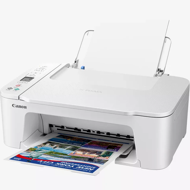 Impressora fotográfica Canon PIXMA TS3751i multifunções a jato de tinta sem fios a cores, branco