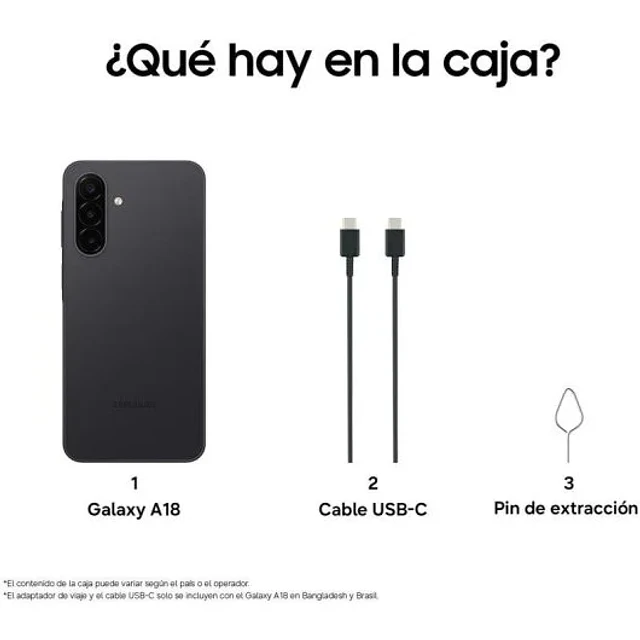 Samsung Galaxy A18 4GB 128GB  Preto