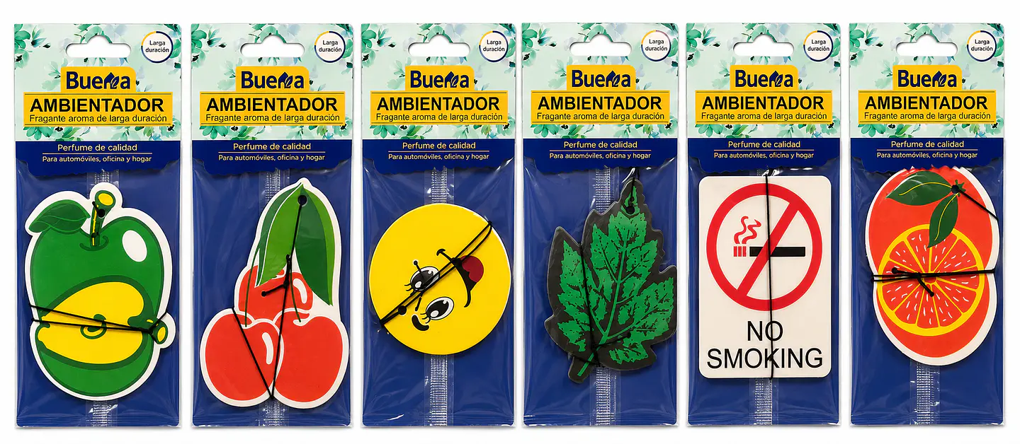 PACK DE 10 AMBIENTADOR  PARA AUTO ,BAÑO ,COCINA 1