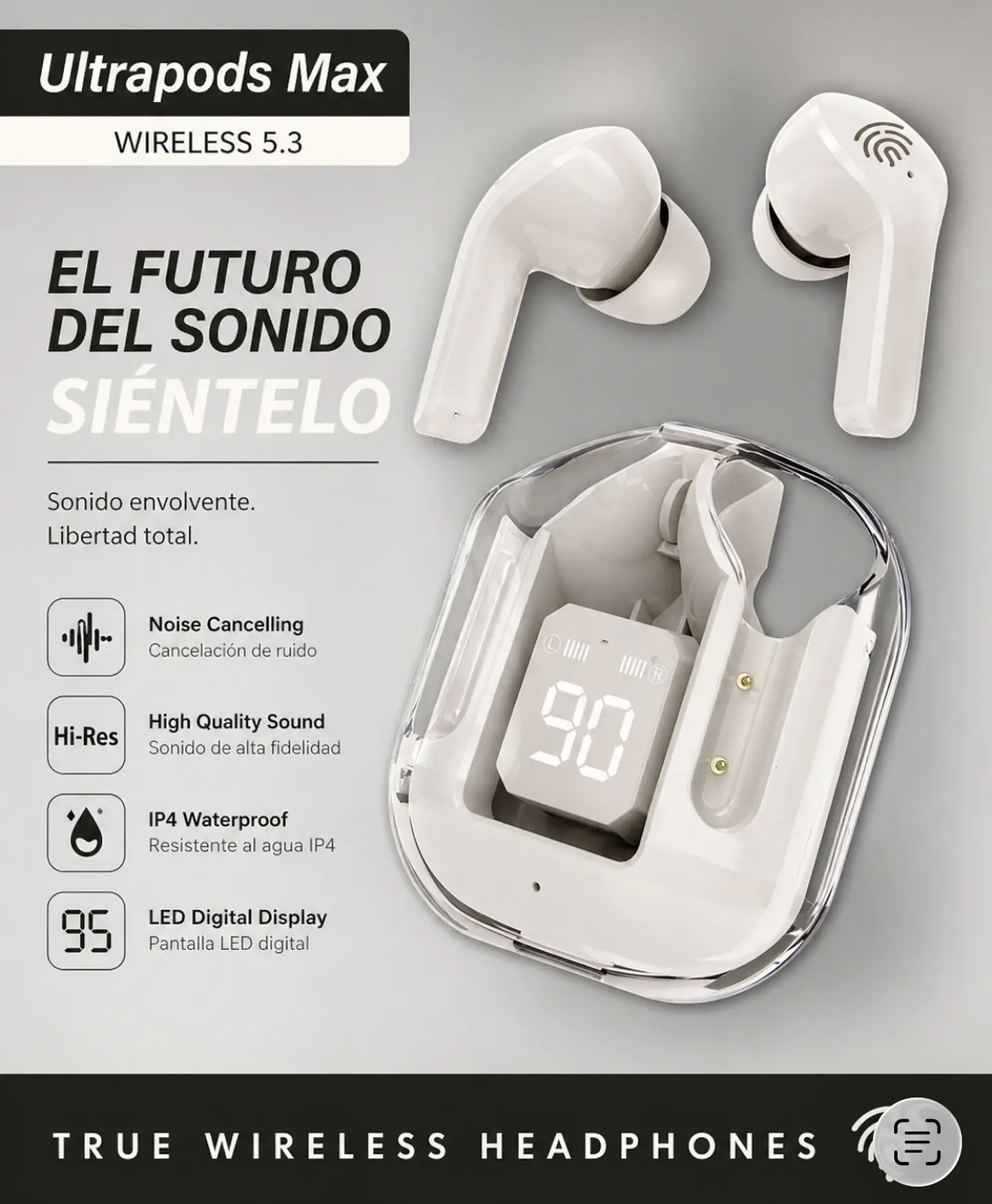 BLUETOOTH INALAMBRICO ULTRAPODS MAX 1