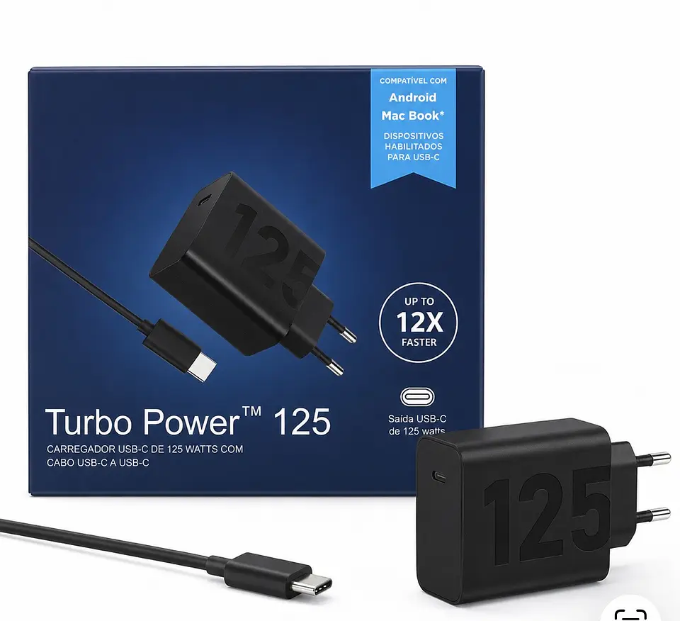 CARGADOR TIPO C A C 125 W TURBO  1