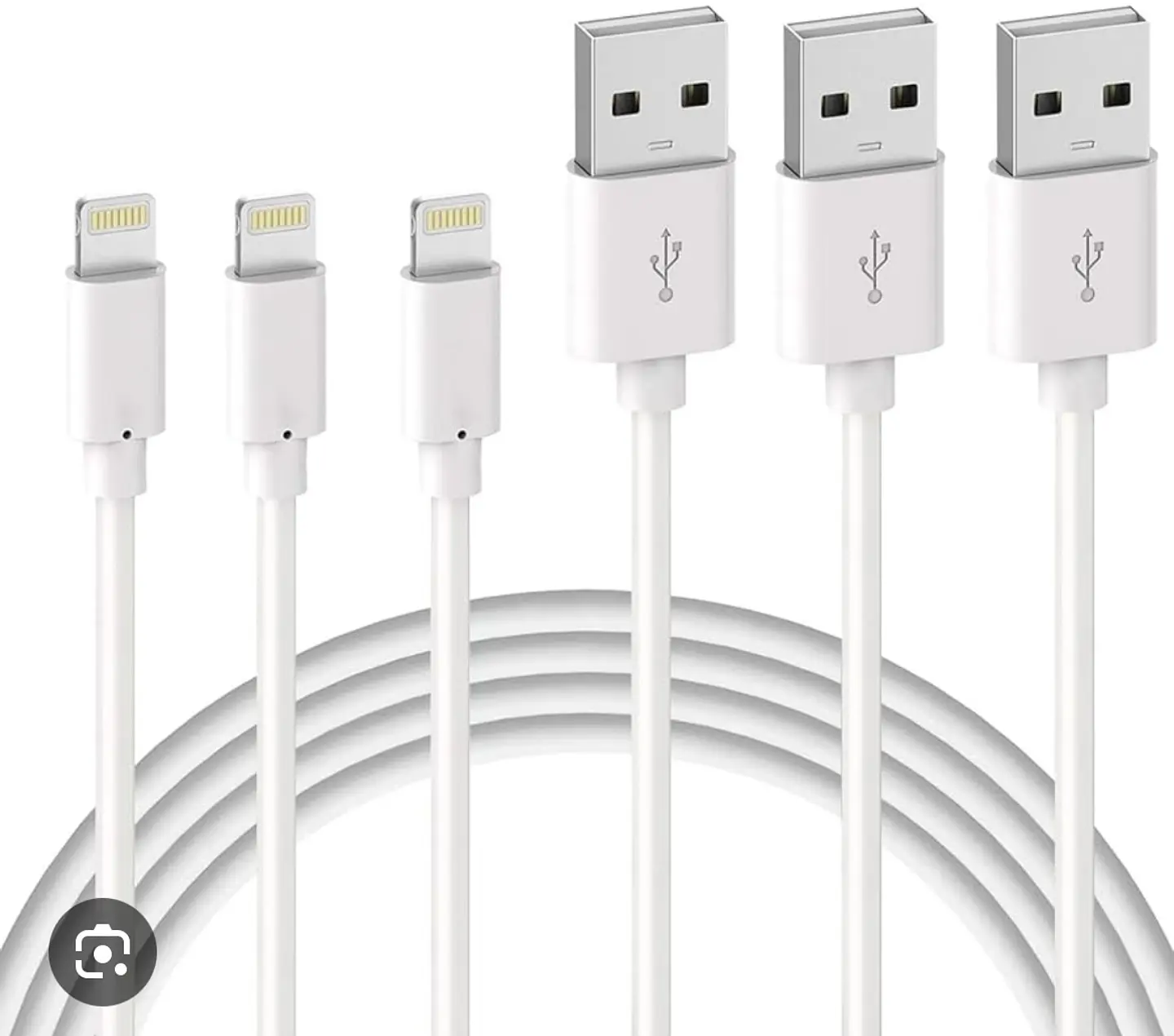 PACK DE 10 CABLES USB IPHONE  1