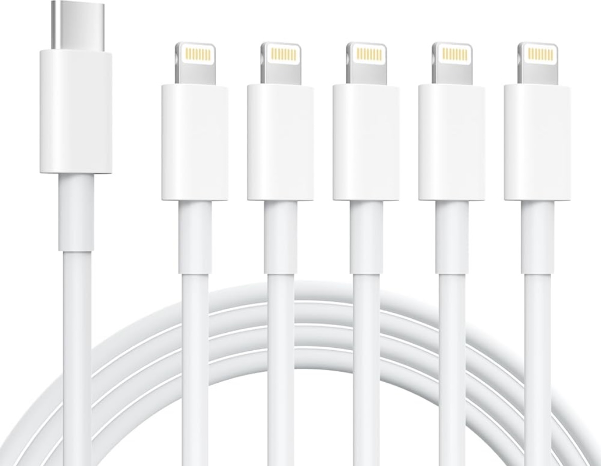 PACK  DE 10 CABLES  IPHONE A C
