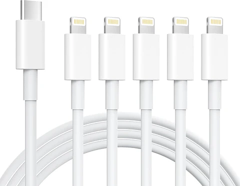 PACK  DE 10 CABLES  IPHONE A C 