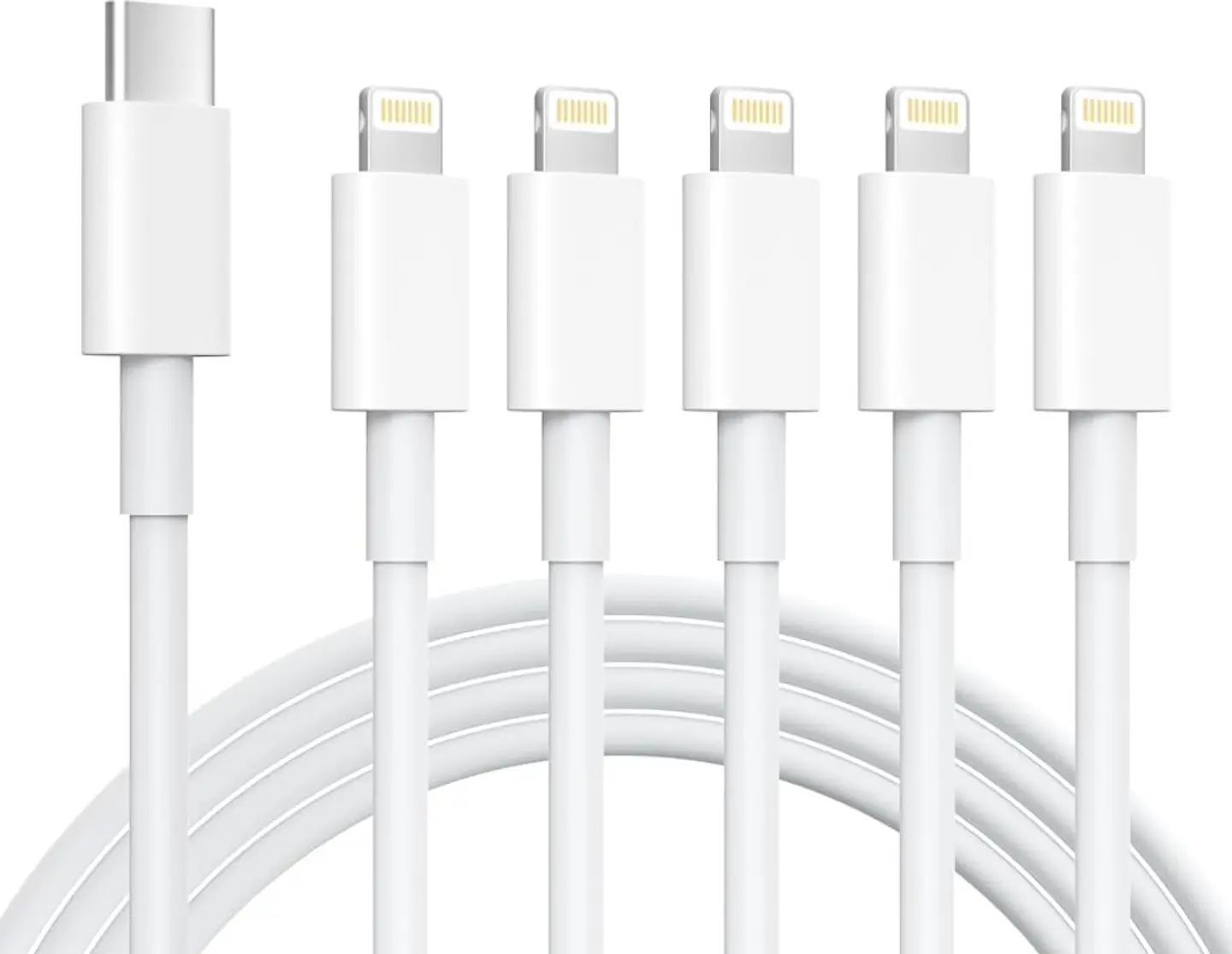 PACK  DE 10 CABLES  IPHONE A C  1