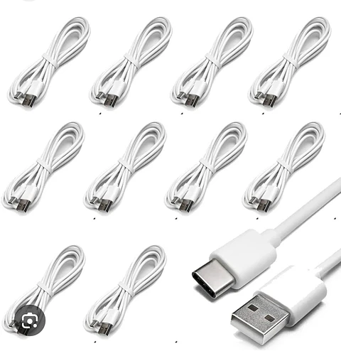 PACK DE 10 CABLES  USB  TIPO C  