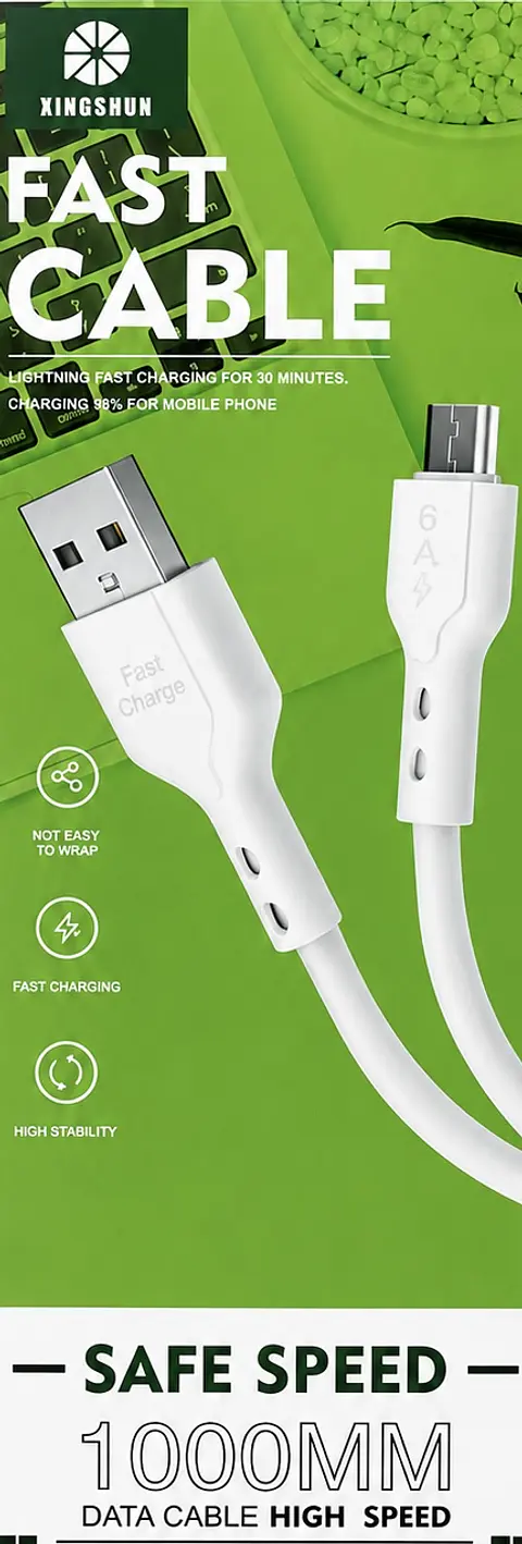 CABLE MICRO USB  1 METRO EN CAJA 