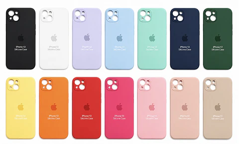 CARCASAS CON MANZANA PARA TODOS LOS MODELOS IPHONE Y COLORES