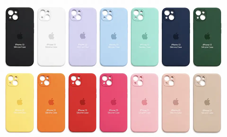 CARCASAS CON MANZANA PARA TODOS LOS MODELOS IPHONE Y COLORES 1