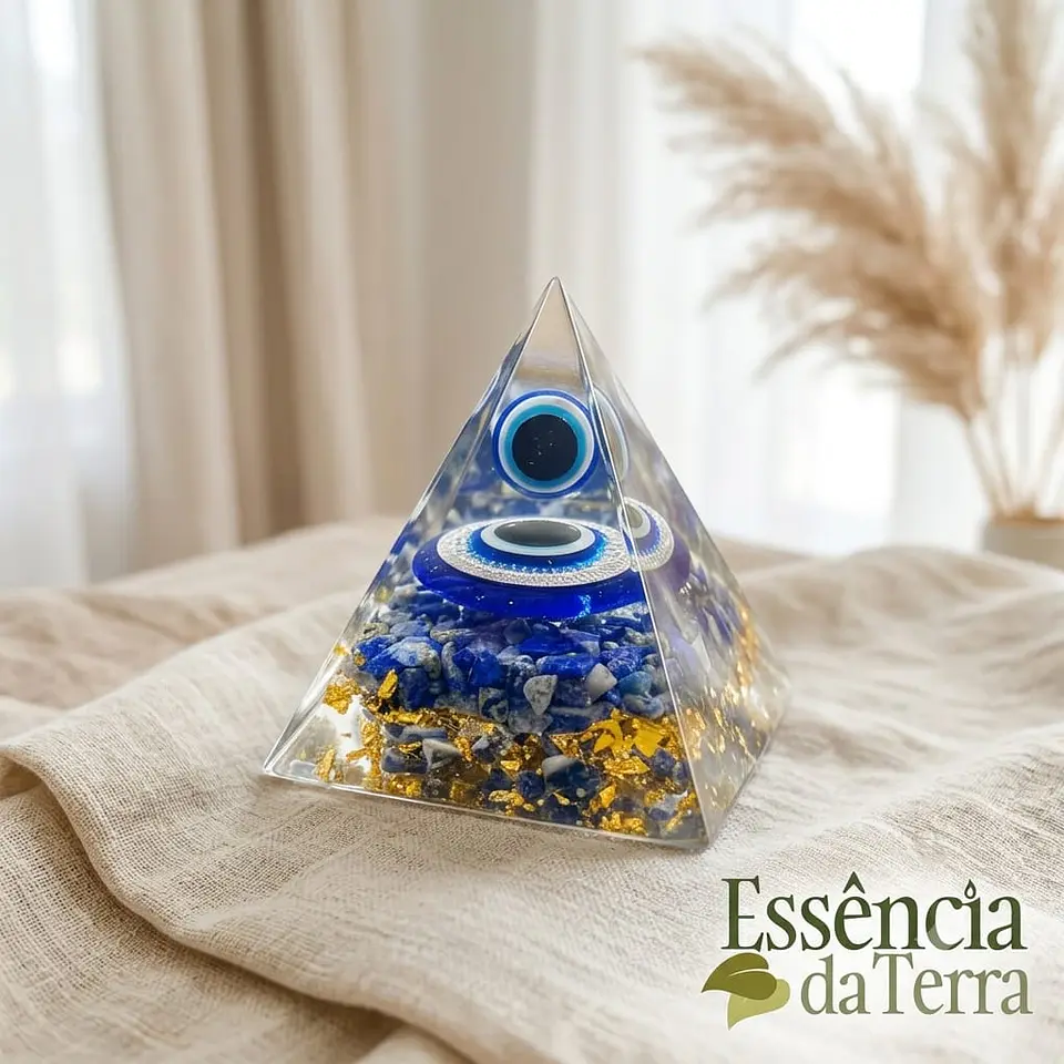 Pirâmide de Orgonite 5x5 1