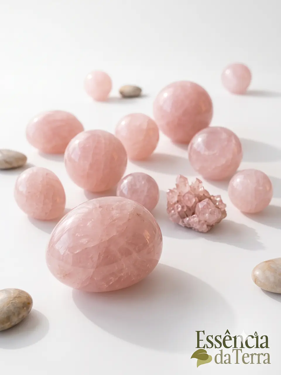 Rolled Rose Quartz 1