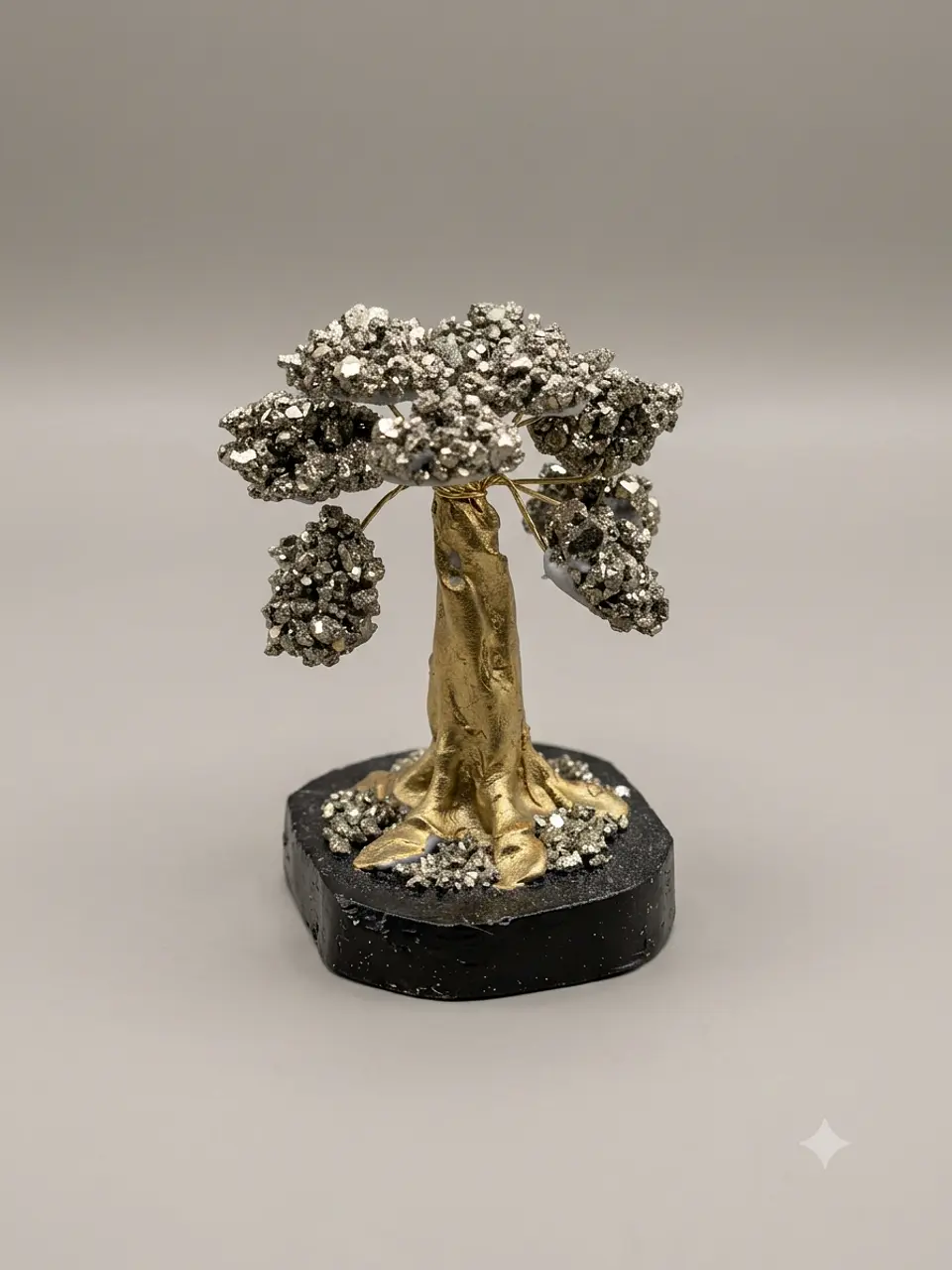 Árvore da Fortuna de Pirite - 6.5 cm 1