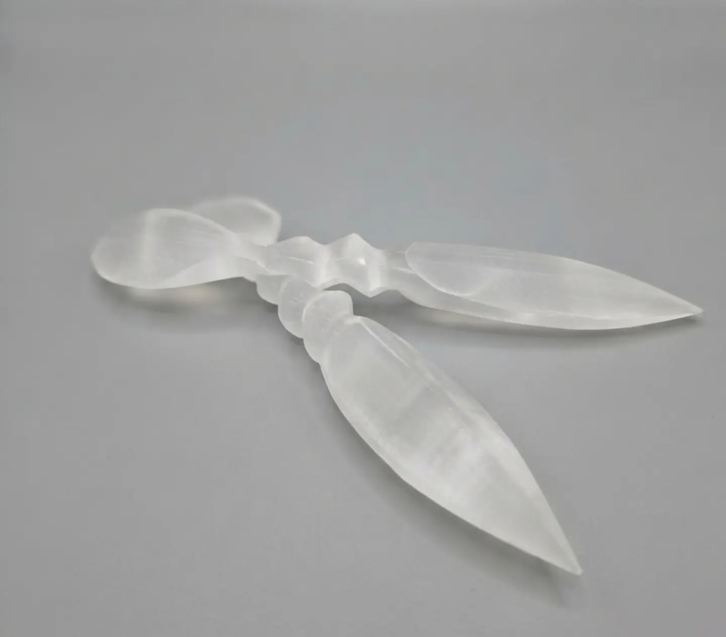 Punhal de Selenite 220mm - Coração 3