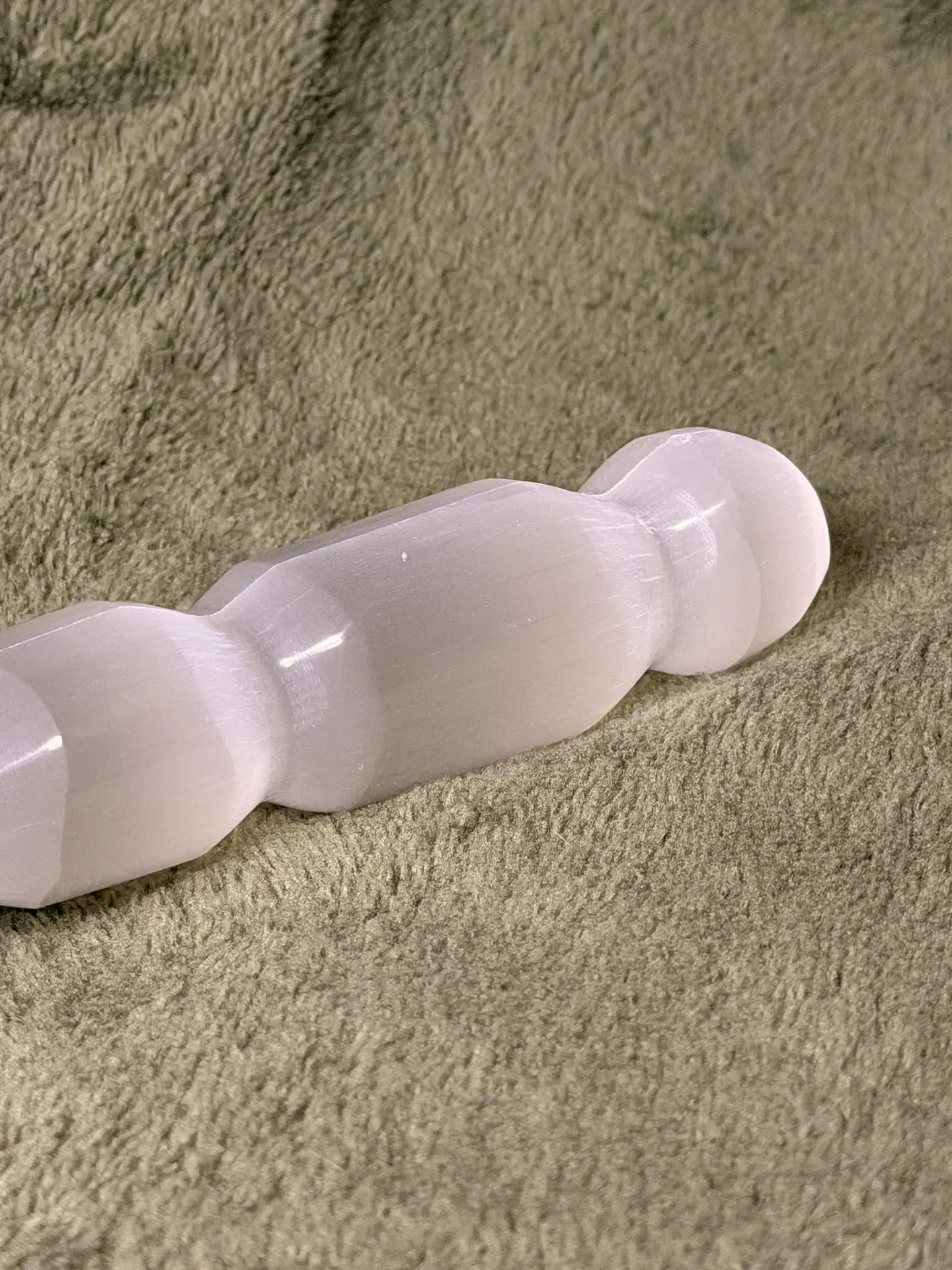 Faca Athame Ritualística de Selenite 2
