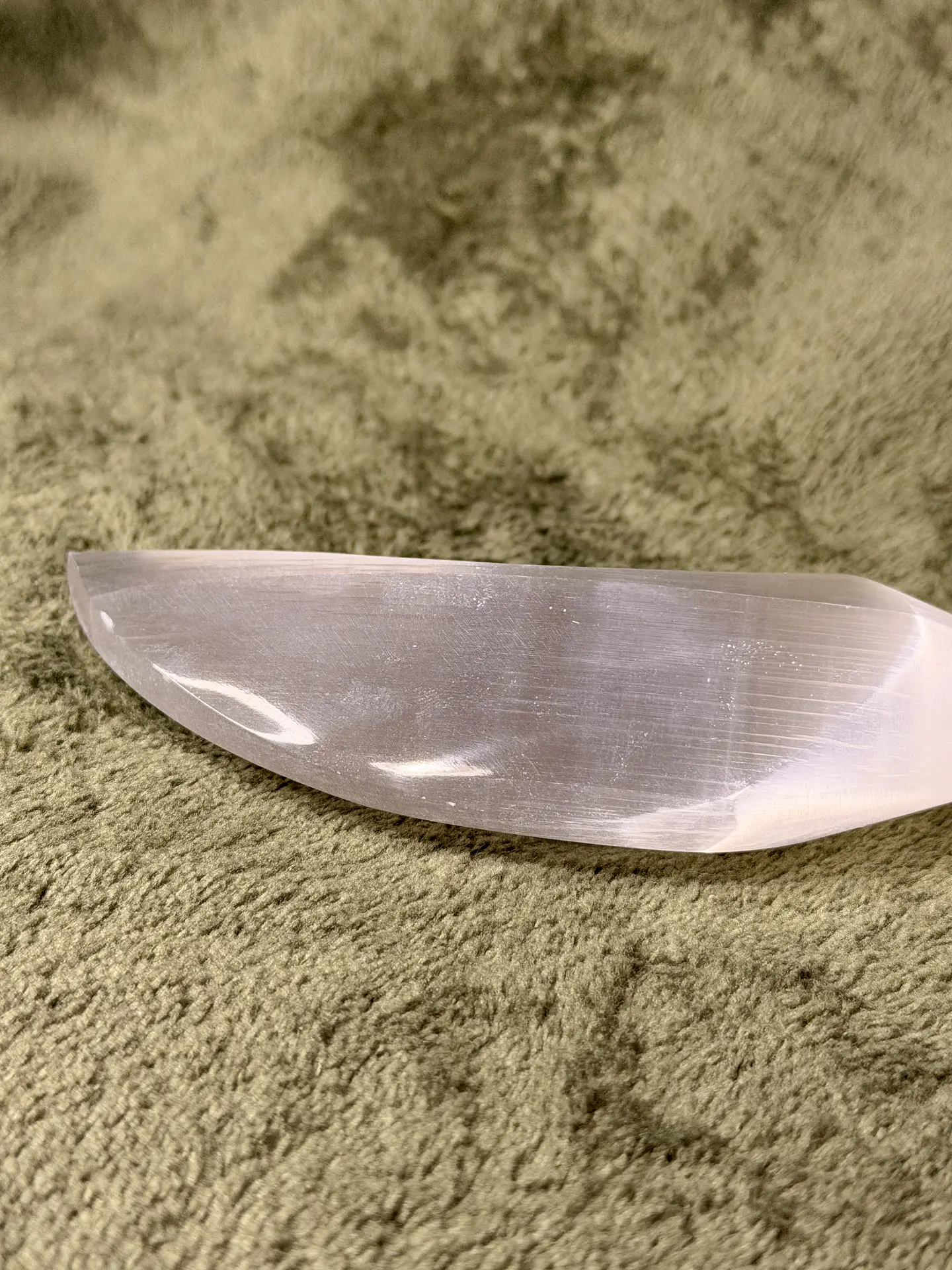 Faca Athame Ritualística de Selenite 3