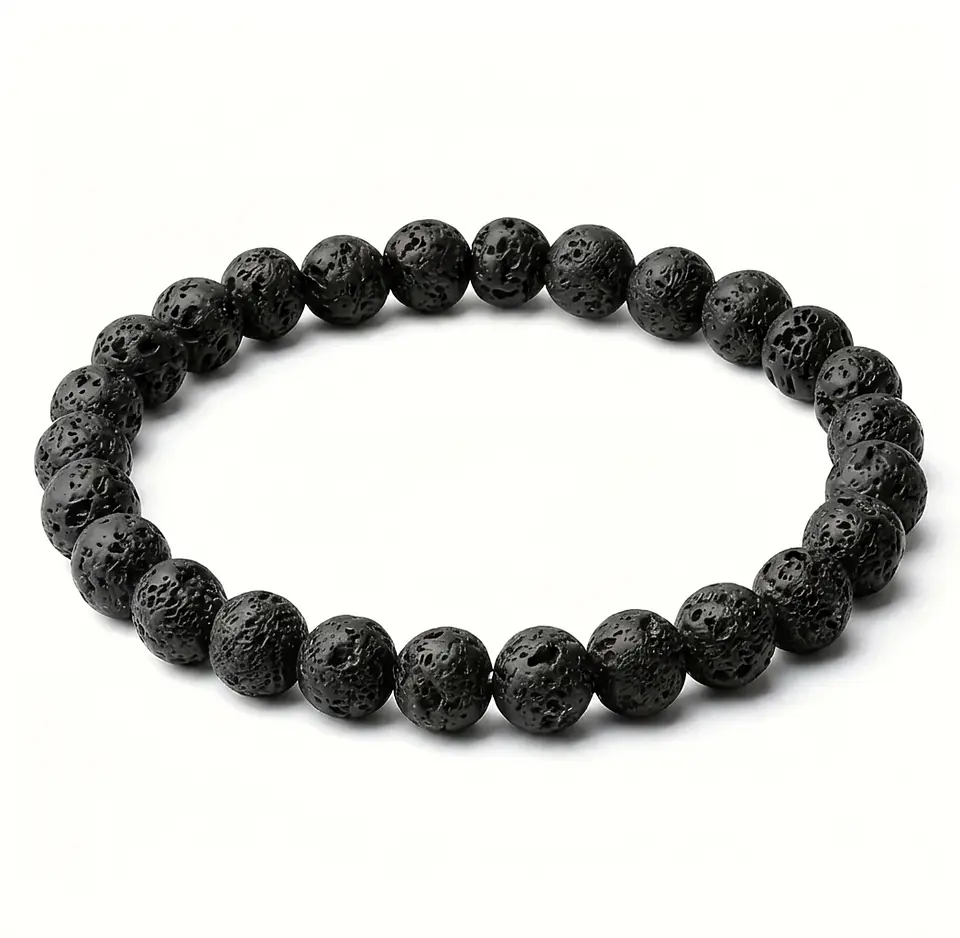Pulseira de Lava Vulcânica 2