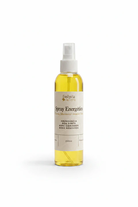 Spray Energético para Prosperidade 20cl - Contém Pedra de Pirita