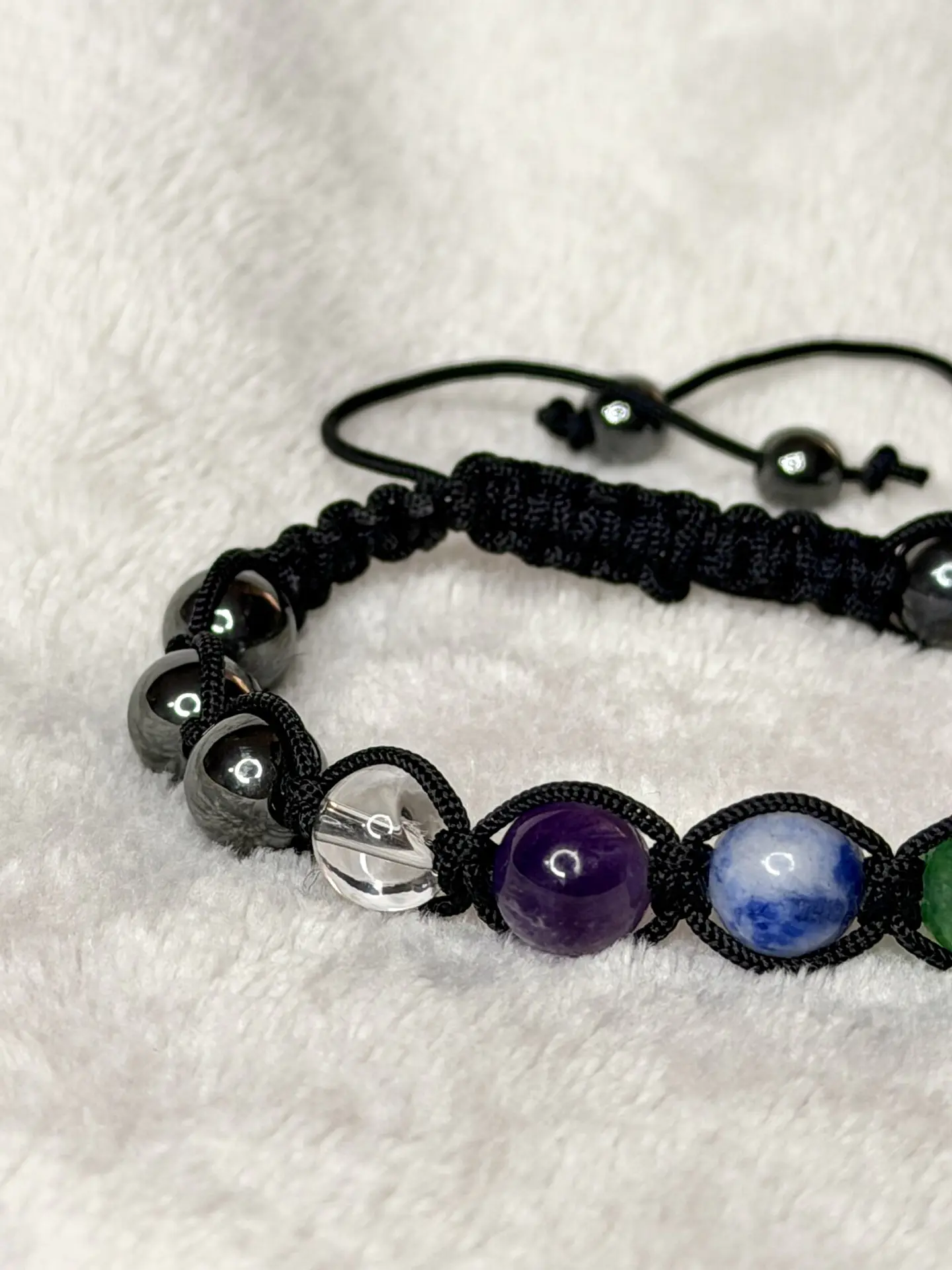 Pulseira 8 Chakras em Macramé 8 mm – Limpeza Energética 2