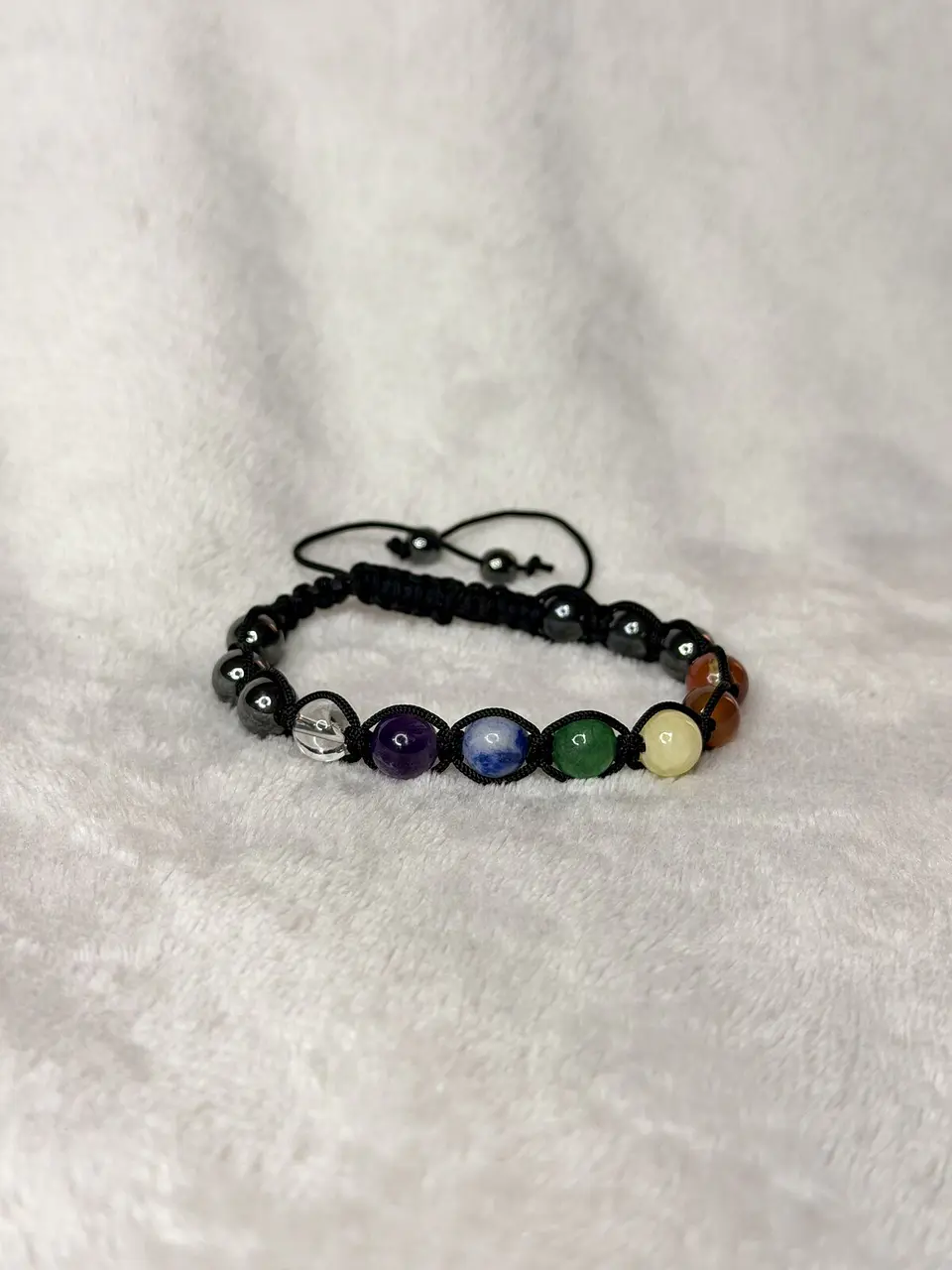Pulseira 8 Chakras em Macramé 8 mm – Limpeza Energética 3