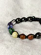 Pulseira 8 Chakras em Macramé 8 mm – Limpeza Energética - Thumbnail 4