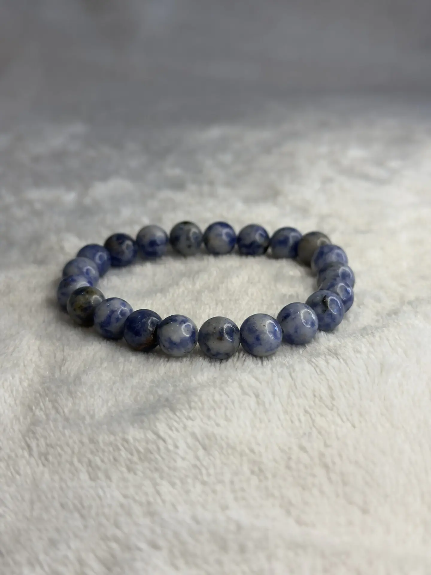 Pulseira de Sodalite 8 mm – Autoconhecimento e Intuição 1