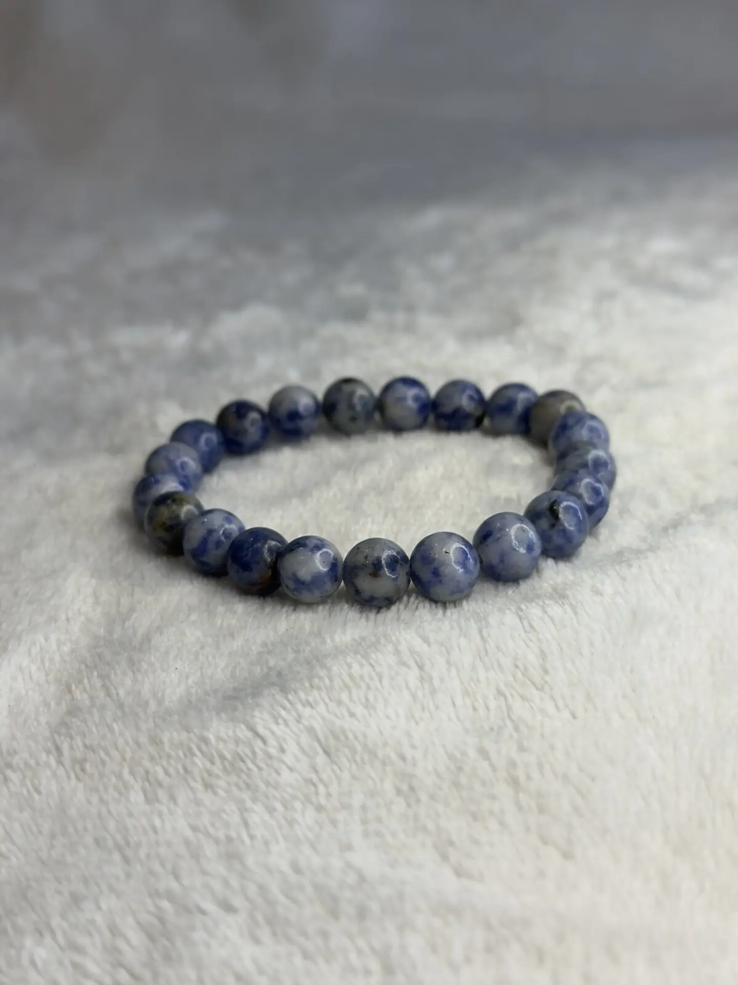 Pulseira de Sodalite 8 mm – Autoconhecimento e Intuição 2