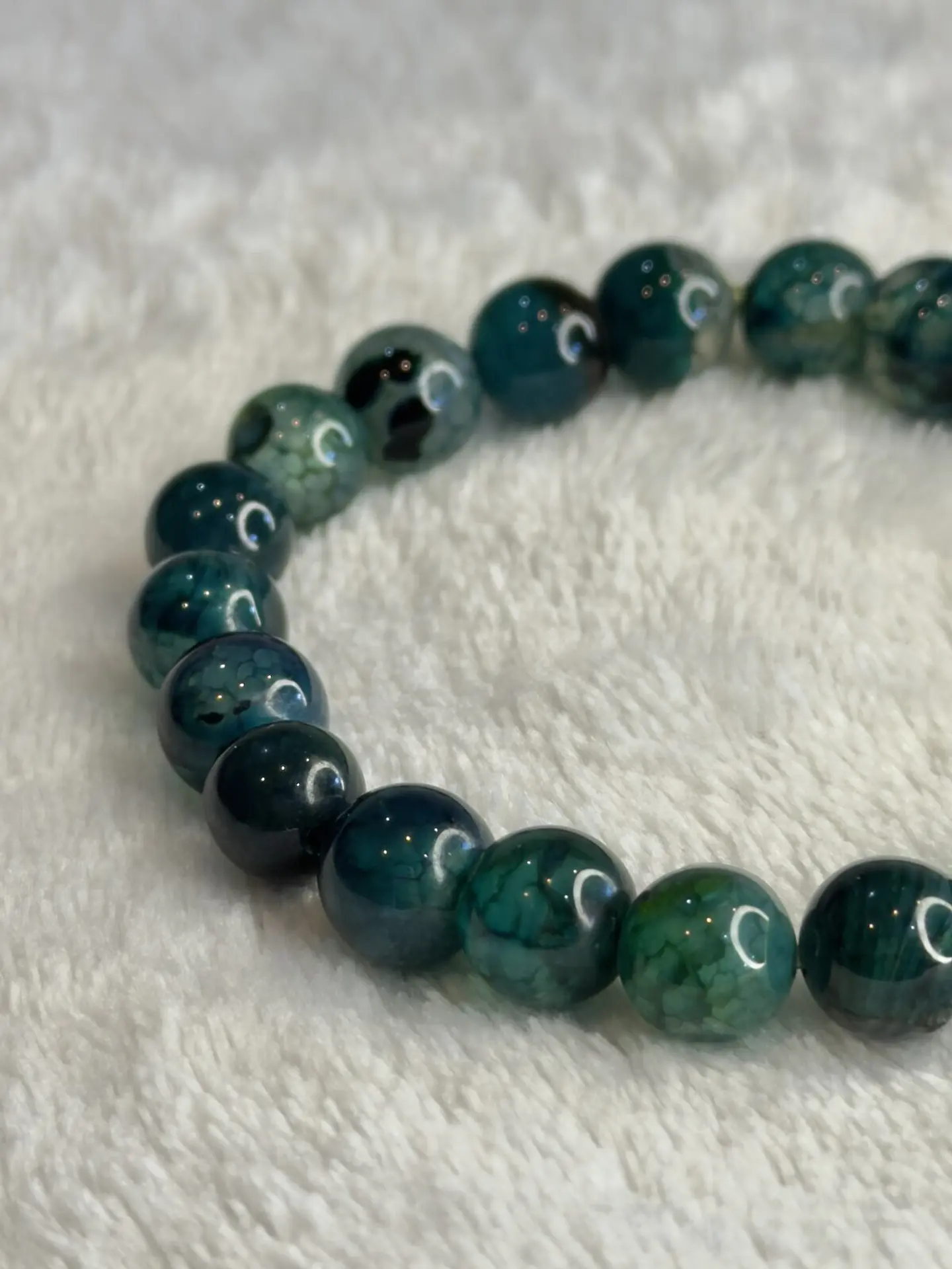 Pulseira de Ágata Verde 8 mm – Prosperidade e Abre Caminhos 3