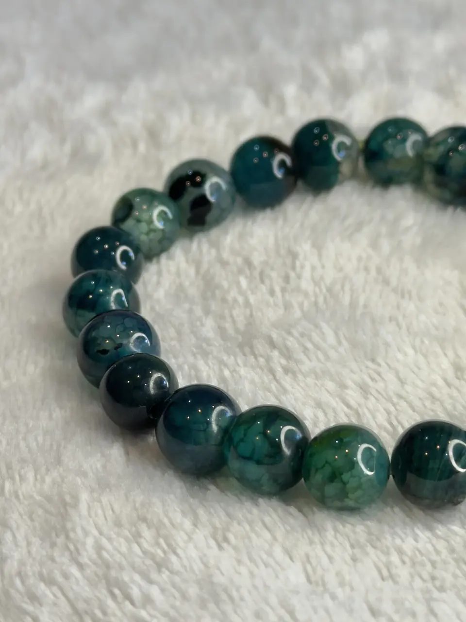 Pulseira de Ágata Verde 8 mm – Prosperidade e Abre Caminhos 3