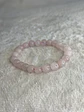 Pulseira de Quartzo Rosa 8 mm – Amor e Harmonia - Thumbnail 1