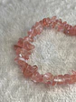 Pulseira de Quartzo Cherry em Lascas – Amor e Harmonia - Thumbnail 1