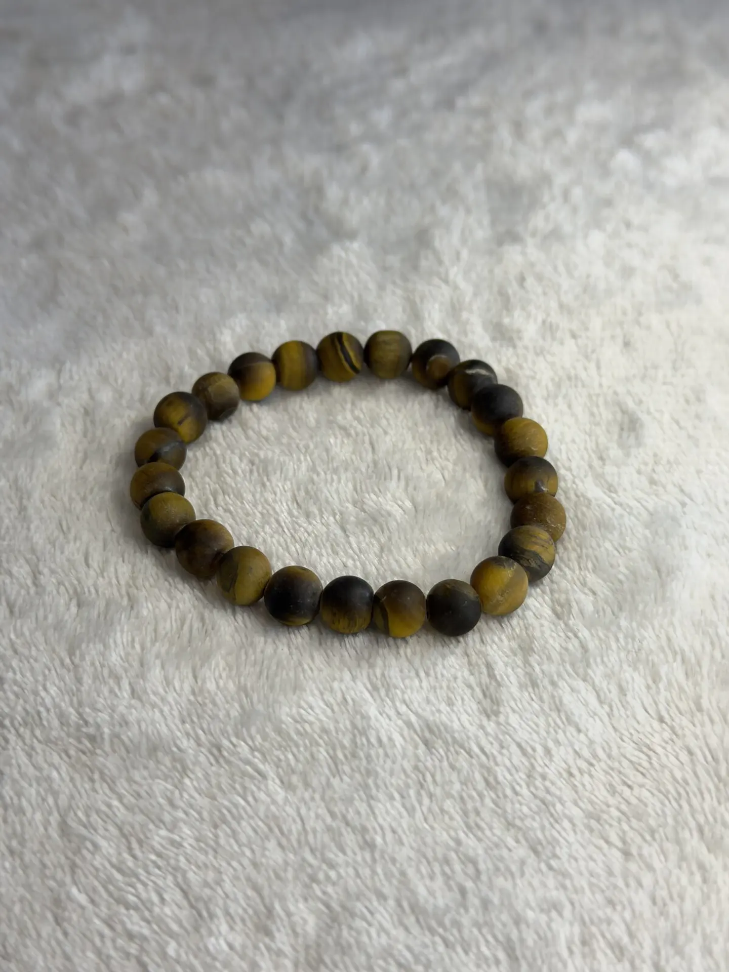 Pulseira de Olho de Tigre 8 mm Mate – Proteção e Prosperidade 3