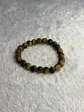 Pulseira de Olho de Tigre 8 mm Mate – Proteção e Prosperidade - Thumbnail 3