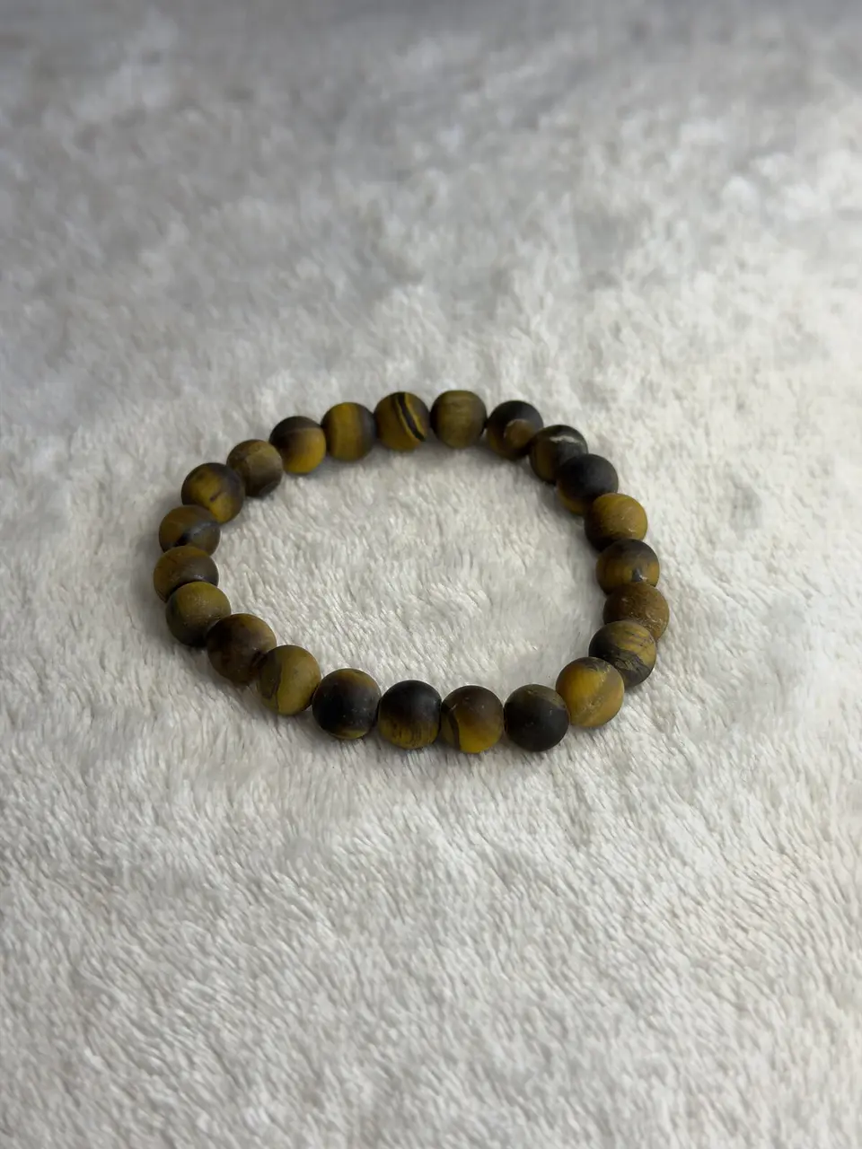 Pulseira de Olho de Tigre 8 mm Mate – Proteção e Prosperidade 3