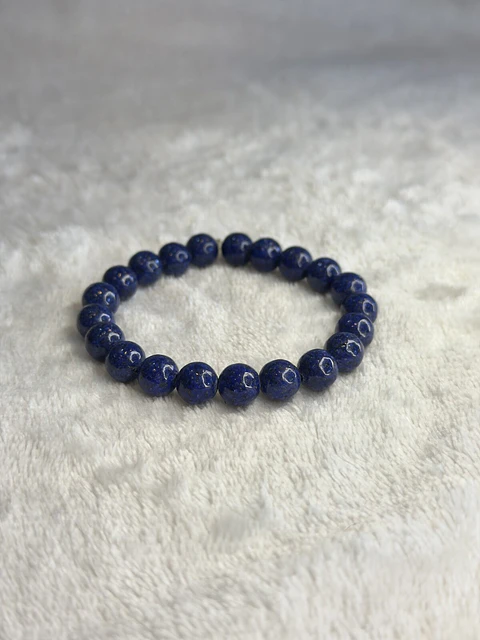 Pulseira de Lápis-Lazúli 8 mm – Autoconhecimento e Intuição