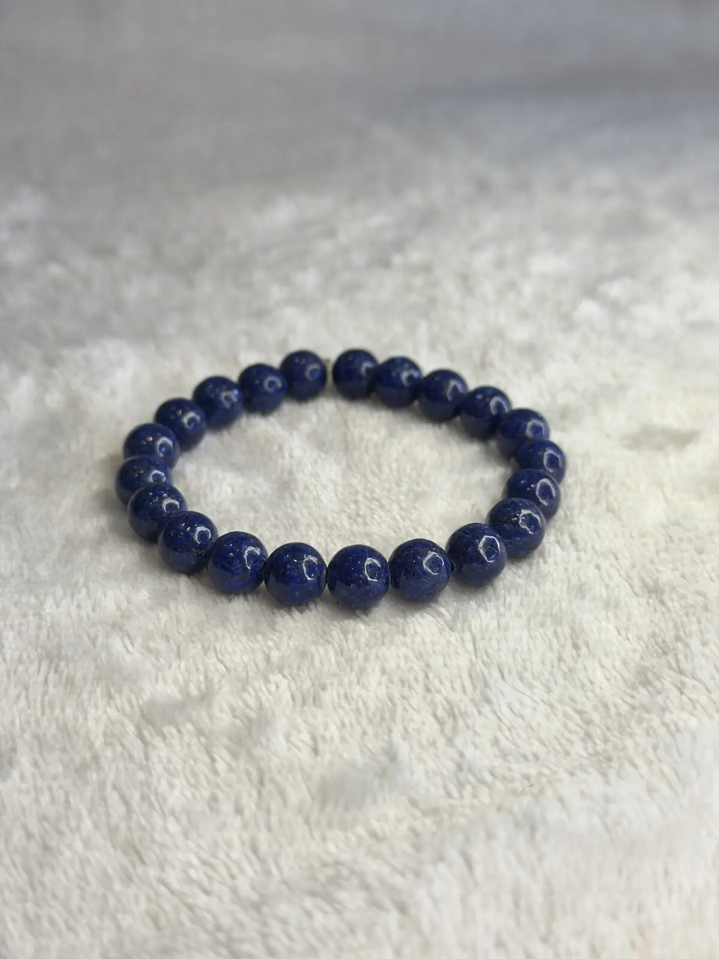 Pulseira de Lápis-Lazúli 8 mm – Autoconhecimento e Intuição 1