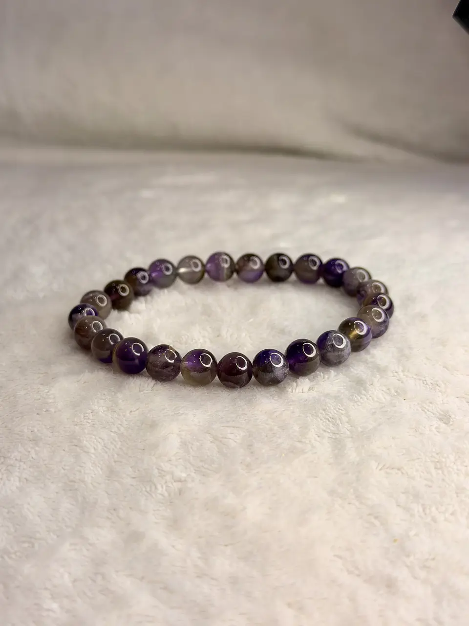 Pulseira de Ametista 8 mm – Meditação e Calma 1